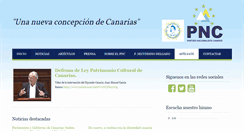 Desktop Screenshot of pnc-canarias.eu